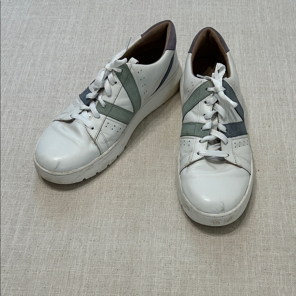 Vionic Sneakers Women’s 10 White Simasa Leather Low Top Tennis Pickle Ball